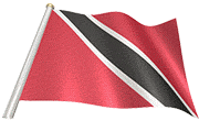 trinidad and tobago flag pole animated